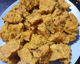 A picture of step 6 of Lauki dhokla.