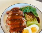 รูปขั้นตอนการทำที่ 3 ของ ข้าวหมูแดง ผักกวางตุ้งน้ำมันหอย