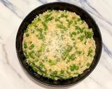 A picture of step 8 of Asparagus and peas risotto.