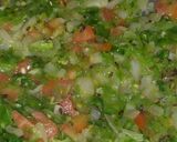 A picture of step 3 of Beaten rice kurmure starter.