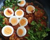 A picture of step 5 of Mushroom and Egg roast.