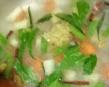 A picture of step 4 of Neer Dosa and Vegetable Stew.