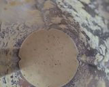 A picture of step 4 of Plain dosa with white chutney.