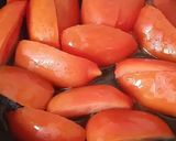 A picture of step 3 of Koila Karahi.
