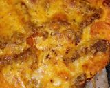A picture of step 4 of My burger pizza.