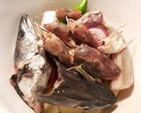 Foto del paso 3 de la receta: Emblanco de merluza, rubio, lechas y arroz jazmín