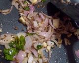 A picture of step 2 of Dal Panchmel.