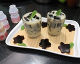 A picture of step 7 of Coffee jelly with yakult.