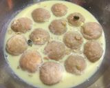 A picture of step 9 of Juicy Milky Lentil Balls.