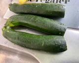 Une image de l'étape 1 de Gratin de courgettes et pommes de terre au lomo et roquefort.
