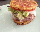 Une image de l'étape 4 de Rosti burger boeuf et fromage.