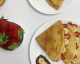 صورة لخطوة 2 من وصفة الكريب محشو بالشوكولاته 🍓🍌🍫 "على طريقة ام وليد"