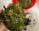 A picture of step 4 of Chiles en Rajas with Cream.