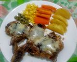 Foto langkah ke 6 dari resep Ayam Bakar BBQ Mozarella.