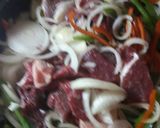 Foto del paso 3 de la receta: Salteadito de verduras con carne y huevos