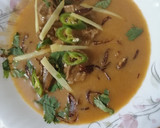 A picture of step 3 of Beef Nehari.