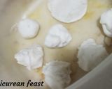 A picture of step 7 of Dudh Puli Rice dumplings cooked in milk.