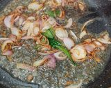 A picture of step 1 of Arvi and Turai sabzi.