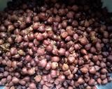 A picture of step 1 of Black Chana Chaat.
