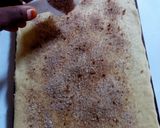A picture of step 18 of Cinnamon Roll Bread (baking without an oven!).
