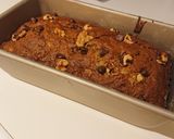 A picture of step 6 of Nutty choco banana cake.