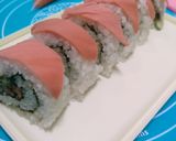 Foto langkah ke 10 dari resep Mentai Sushi Roll (Tanpa Salmon).
