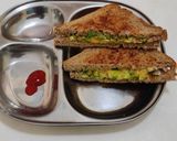A picture of step 5 of Healthy Avocado cheese toast recipe.