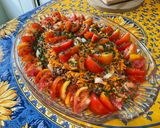 Une image de l'étape 14 de Salade de riz rouge aux tomates, carottes et ciboulette.