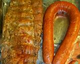 A picture of step 15 of Mike's Seafood Meat Bread & Cheese Appetizer Boards.