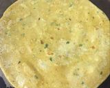A picture of step 4 of Leftover moong daal paratha.