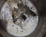 A picture of step 2 of Cardamom tea (chai).