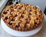 Epres-rebarbarás, teljes kiőrlésű pite recept fázis 7 fotója
