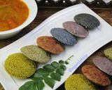 A picture of step 1 of Rainbow idli.
