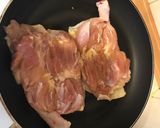 秋葵蒜片炒雞腿肉的食譜步驟2照片