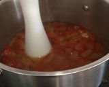 A picture of step 2 of Chutney made with... watermelon rind!!! 😀.