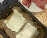 Foto del paso 6 de la receta Hojaldre de melocotón, jamón y burrata - receta viral