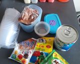 Foto langkah ke 1 dari resep Milo silky pudding simpel.