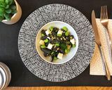 A picture of step 4 of Black Lentil Pasta with Edamame and Feta.