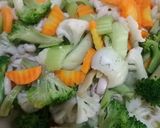 Foto langkah ke 2 dari resep Capcay with Shimeji Mushroom.