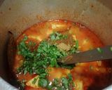 A picture of step 4 of Rasedar Potato in tomato puree.