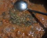 A picture of step 6 of Red sauce meat.
