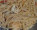 A picture of step 4 of Spaghetti pasta Italiano.