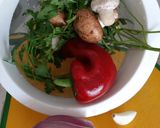 A picture of step 1 of Spaghetti with tomato Sauce with Fresh Vegetables.