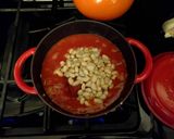 A picture of step 6 of Pasta fagoilli.