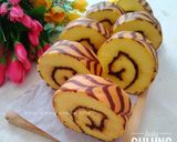Foto langkah ke 9 dari resep Bolu gulung super lembut lembab lentur (cuma oven tangkring).