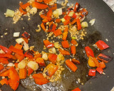 A picture of step 2 of Chipotle shrimp.