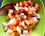 A picture of step 5 of Fruit salad.