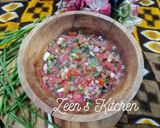 A picture of step 4 of Salsa Mexicana.
