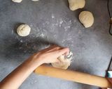 Une image de l'étape 14 de Buns au saumon et épinards.