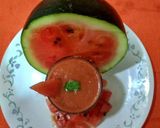 A picture of step 3 of Watermelon juice.